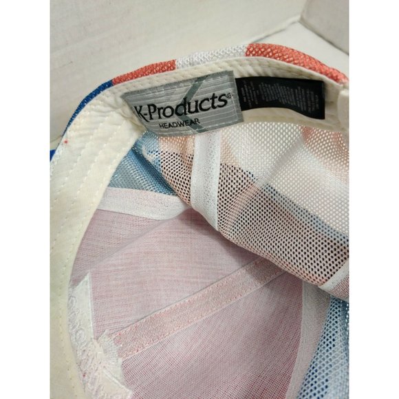 K- Products Budweiser American Flag Adjustable Mesh Trucker Hat Cap Beer - Picture 6 of 7